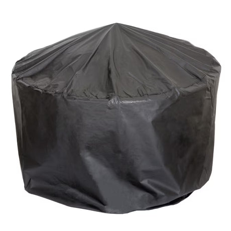 32-In W Black Steel Wood-Burning Fire Pit