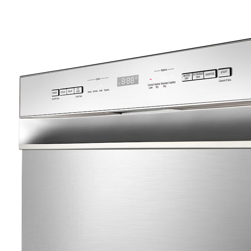 24" Front Control Built-In Dishwasher – Stainless Steel, ENERGY STAR, 52 dB Quiet Operation