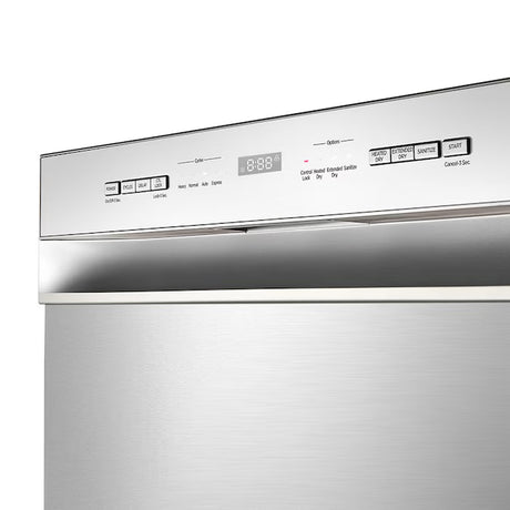 24" Front Control Built-In Dishwasher – Stainless Steel, ENERGY STAR, 52 dB Quiet Operation