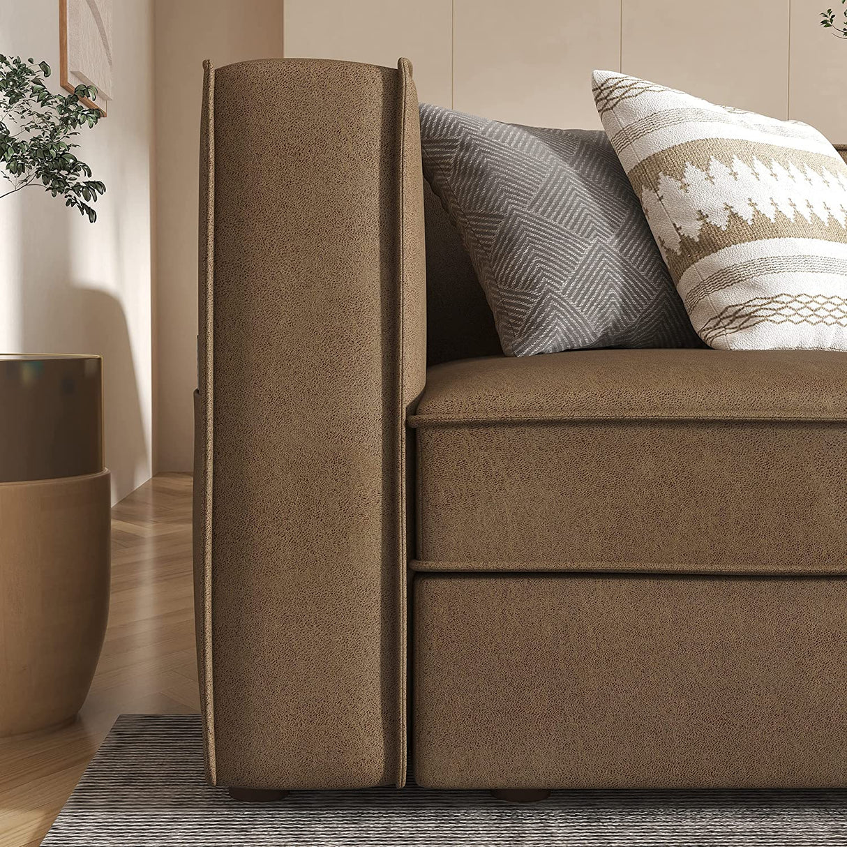 Convertible U-Shaped Sectional Sofa – Modular Couch with Storage & Chaise