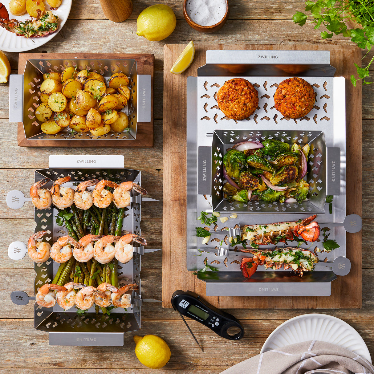 13-Piece Essential BBQ Tool Set