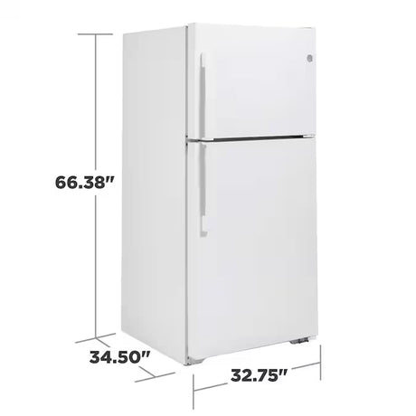Garage-Ready 21.9 Cu. Ft. Top-Freezer Refrigerator – White, ENERGY STAR