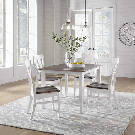 5-Piece Solid Maple Dining Set – Handmade Kitchen Table & 4 Chairs
