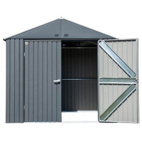 8-Feet X 6-Feet Elite Galvanized Steel Storage Shed