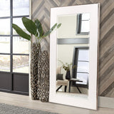 Howard Elliott Devon Oversized Full-Length Mirror – Modern Stainless Steel Frame