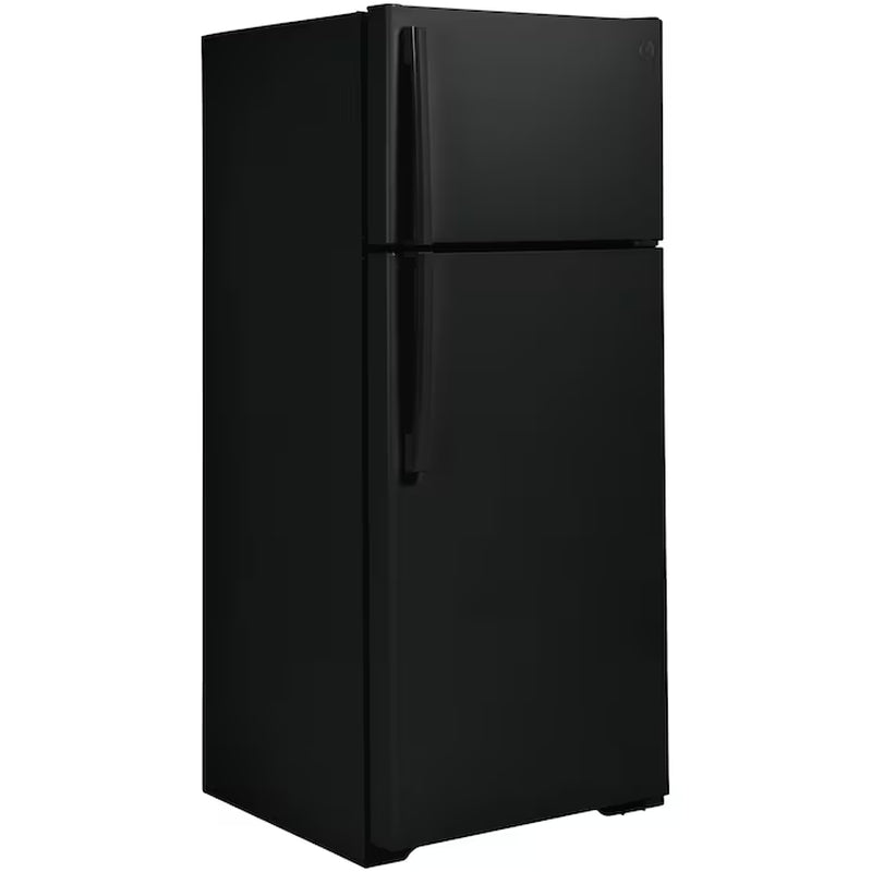 17.5-Cu Ft Top-Freezer Refrigerator (Black)