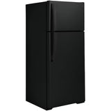 17.5-Cu Ft Top-Freezer Refrigerator (Black)