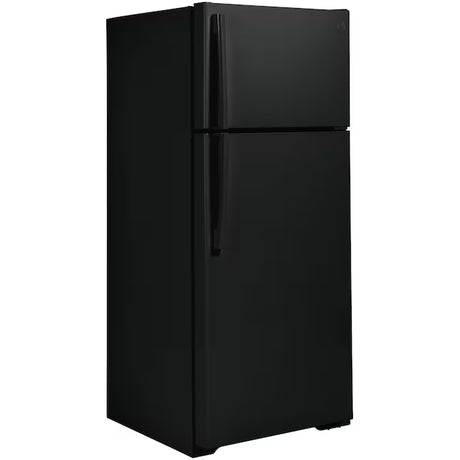17.5-Cu Ft Top-Freezer Refrigerator (Black)