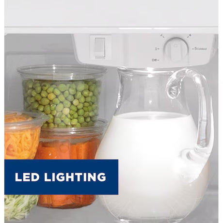 Garage-Ready 21.9 Cu. Ft. Top-Freezer Refrigerator – White, ENERGY STAR