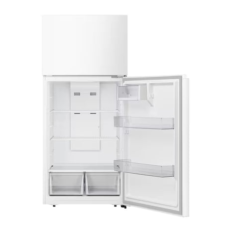 18-Cu Ft Top-Freezer Refrigerator (White)