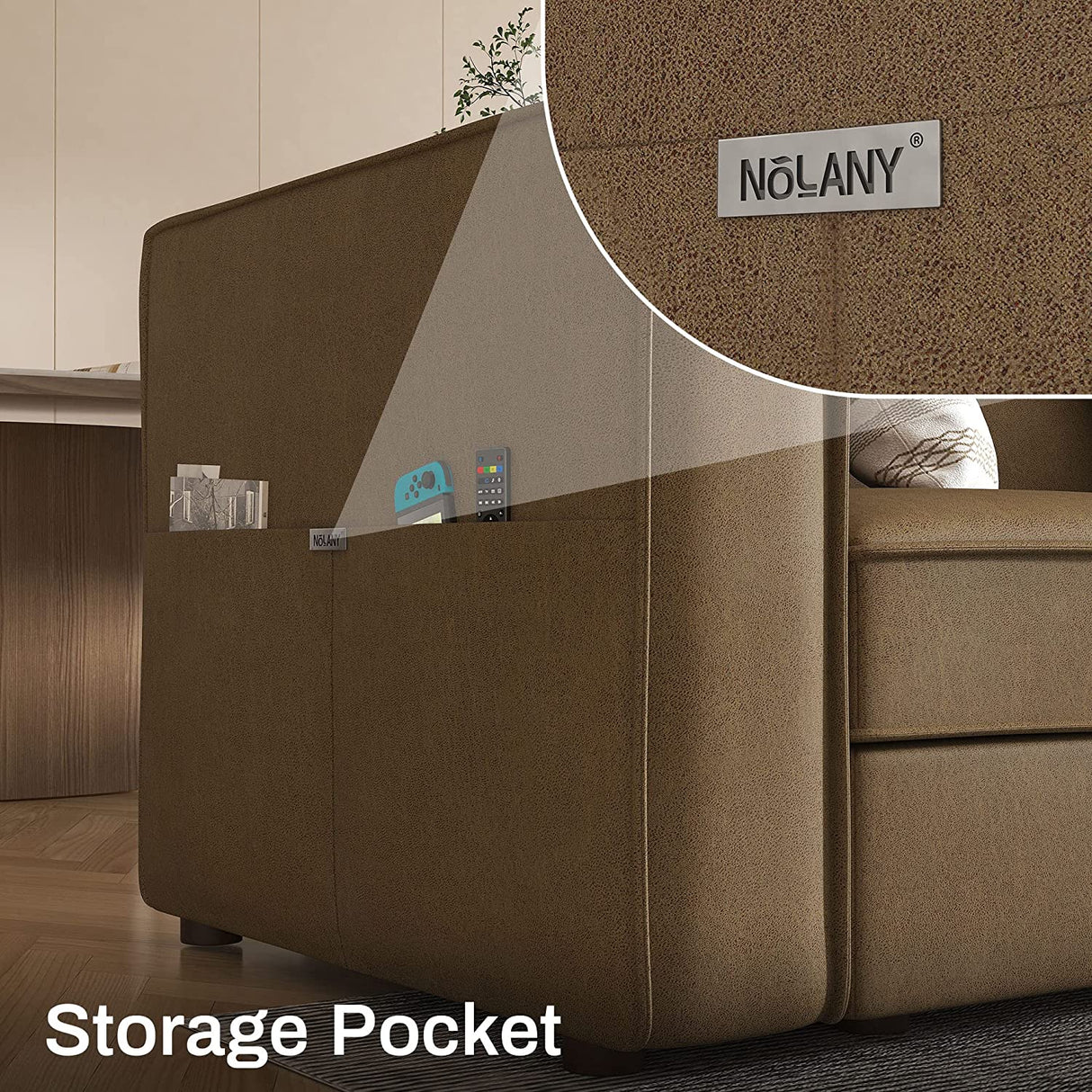 Convertible U-Shaped Sectional Sofa – Modular Couch with Storage & Chaise