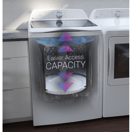 Profile 5.0 Cu. Ft. High-Efficiency Top-Load Washer – Smart Compatible, White, ENERGY STAR