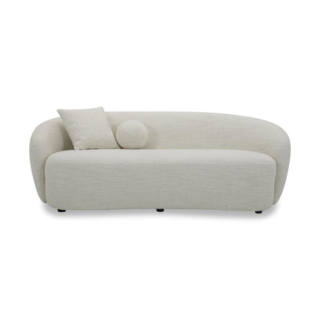 Juliet Curved 80.31" Sofa, Ivory