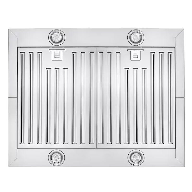 30-In Convertible 343-CFM Stainless Steel Island Range Hood