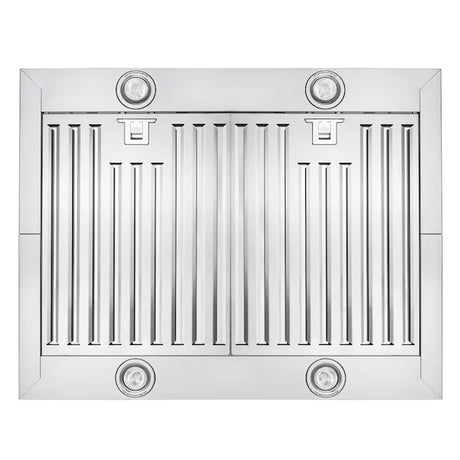 30-In Convertible 343-CFM Stainless Steel Island Range Hood
