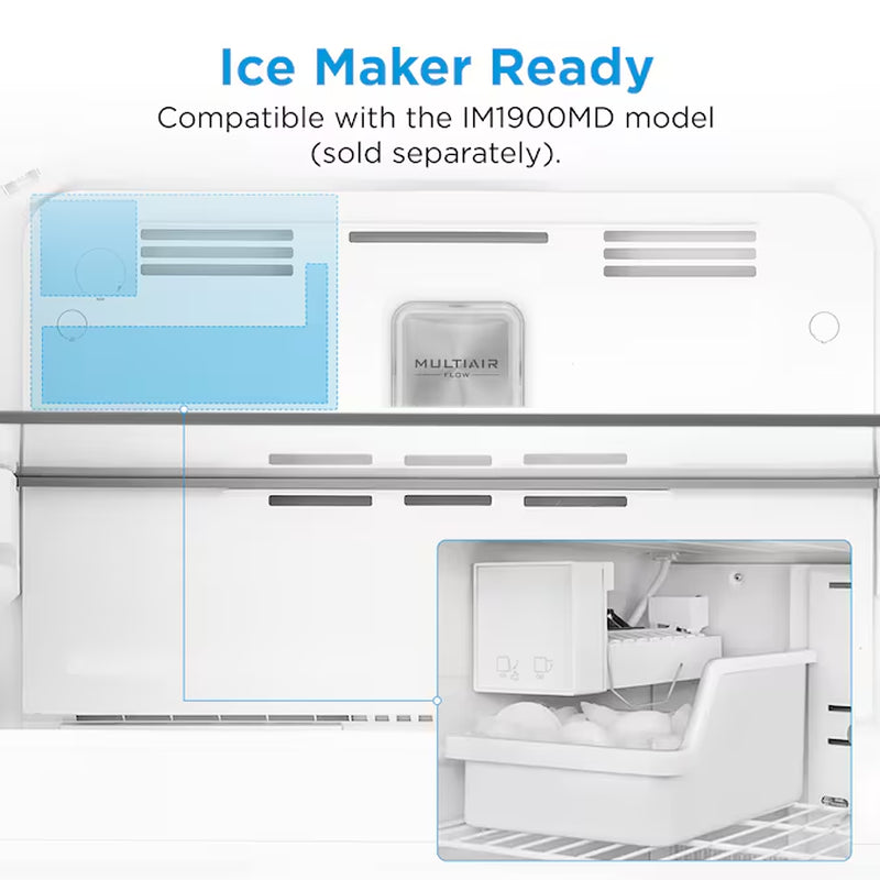 18.1 Cu. Ft. Fingerprint-Resistant Top-Freezer Refrigerator – Stainless Steel, Garage Ready, ENERGY STAR