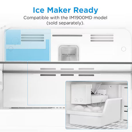 18.1 Cu. Ft. Fingerprint-Resistant Top-Freezer Refrigerator – Stainless Steel, Garage Ready, ENERGY STAR