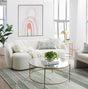 Juliet Curved 80.31" Sofa, Ivory