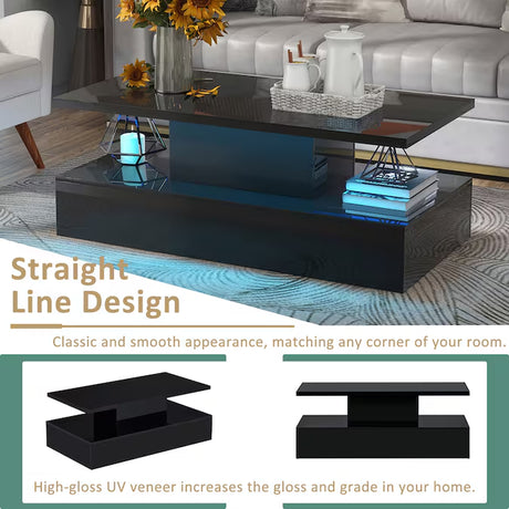 Particleboard Eclectic Coffee Table