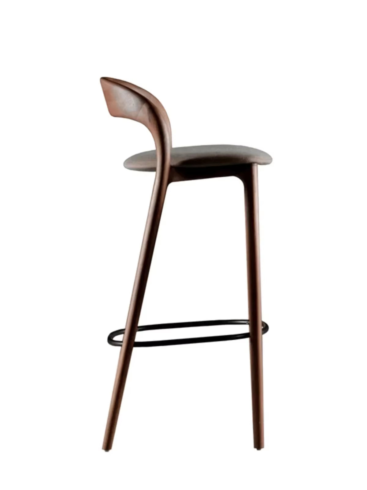 Wooden Reception Bar Chairs Nordic Modern Leather Saloon Bar Chairs Relaxing Library Counter Sgabello Cucina Home Furniture