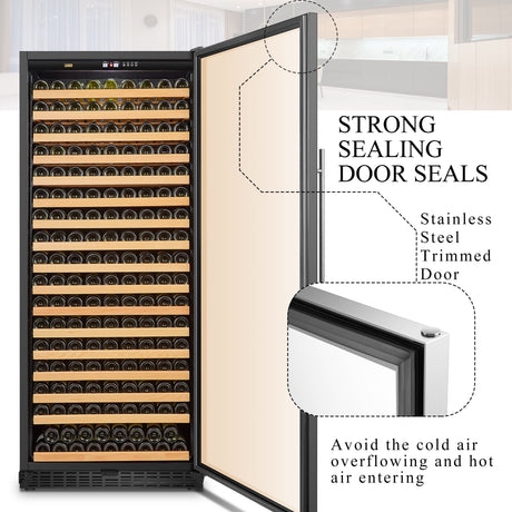 289 Bottle Built-In Single Zone Wine Cooler 32 Inch Width