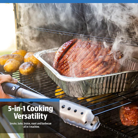 6 Series Pro Elite 1529-Sq. Inches Stainless Steel Pellet Smoker