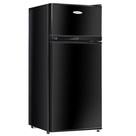 3.4-Cu Ft Built-In Mini Fridge with Freezer (Black)