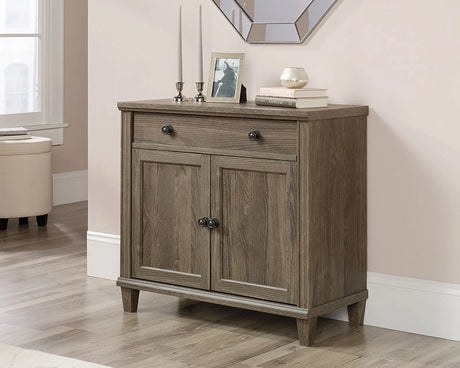 Hammond Contemporary Wood Storage Cabinet in Emery Oak
