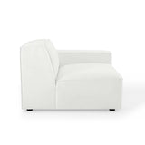 Restore 7-Piece Modern Fabric Upholstered Sectional Sofa in White