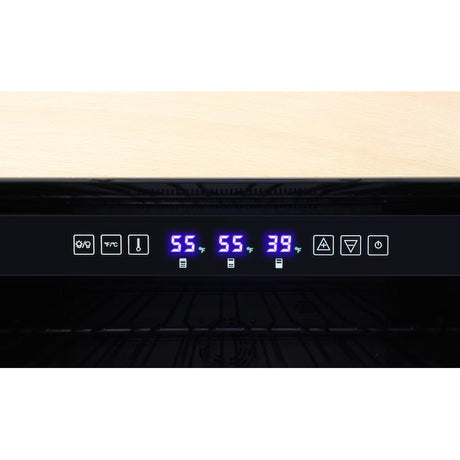 29.5" Stainless Steel Dual Zone Wine Cooler – 135-Bottle Capacity, Built-In/Freestanding