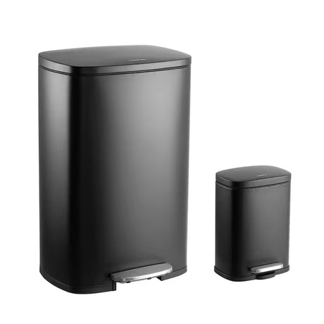 13.2-Gallon Stainless Steel Indoor Kitchen Step Trash Can