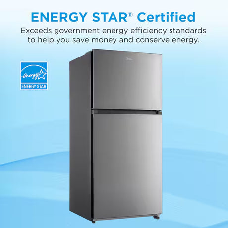 18.1 Cu. Ft. Fingerprint-Resistant Top-Freezer Refrigerator – Stainless Steel, Garage Ready, ENERGY STAR