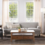 Alana Lawson Sofa, Silver Grey