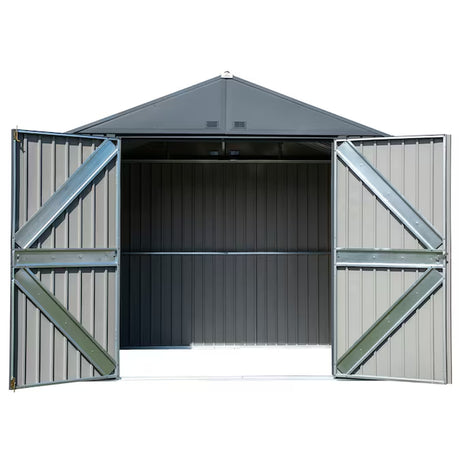 8-Feet X 6-Feet Elite Galvanized Steel Storage Shed