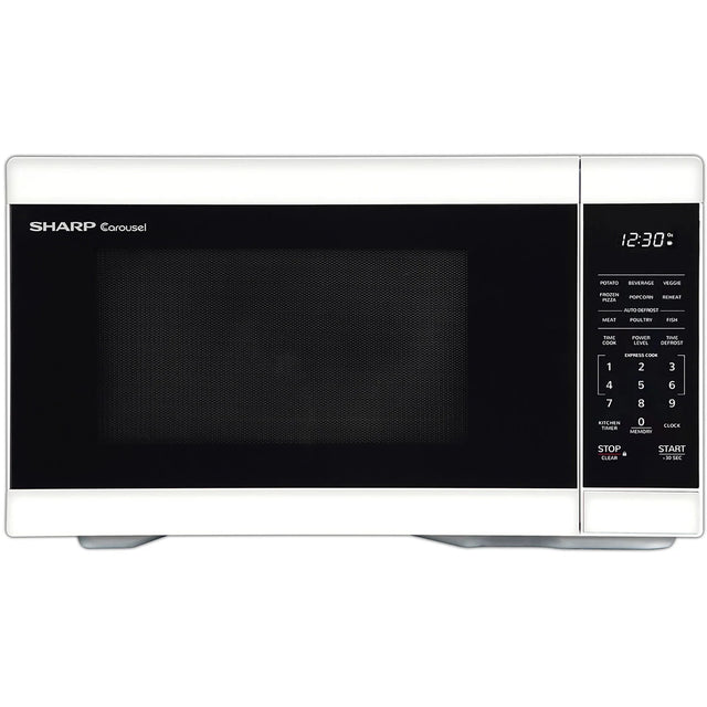 1.1-Cu. Ft. Countertop Microwave Oven in White