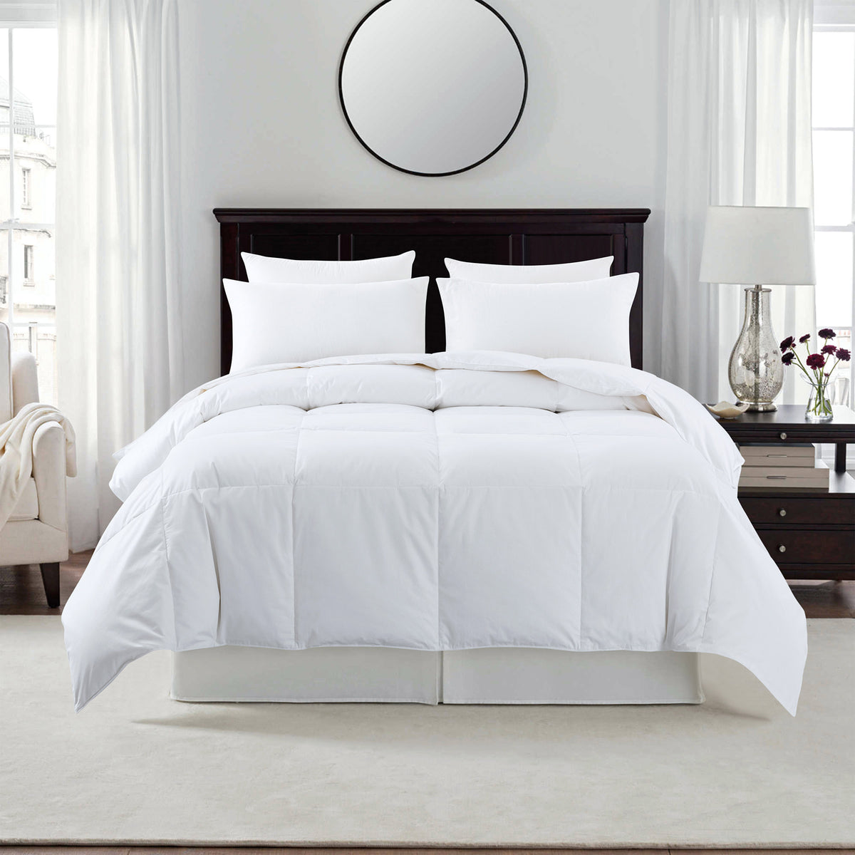 White down Comforter & Pillow Set