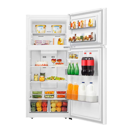 18-Cu Ft Top-Freezer Refrigerator (White)