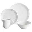 32-Piece White Porcelain Dinnerware Set (Service for 8)