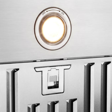 30-In Convertible 343-CFM Stainless Steel Island Range Hood