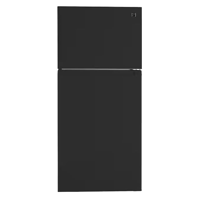 18.1-Cu Ft Top-Freezer Refrigerator with Ice Maker (Black) ENERGY STAR
