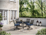 Montclair 5-Piece Outdoor Dining Set – Weather-Resistant Patio Table & Swivel Chairs