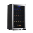 33-Bottle Compressor Wine Fridge, Stainless Steel