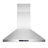 30-In Convertible 343-CFM Stainless Steel Island Range Hood