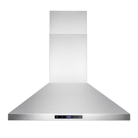 30-In Convertible 343-CFM Stainless Steel Island Range Hood