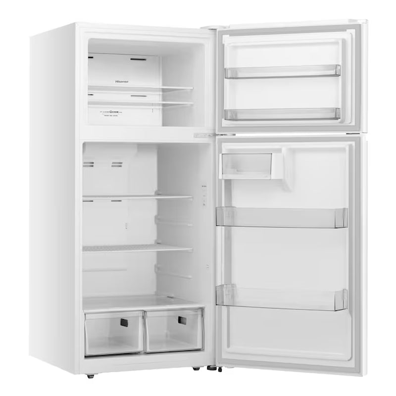 18-Cu Ft Top-Freezer Refrigerator (White)