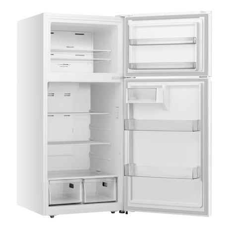 18-Cu Ft Top-Freezer Refrigerator (White)
