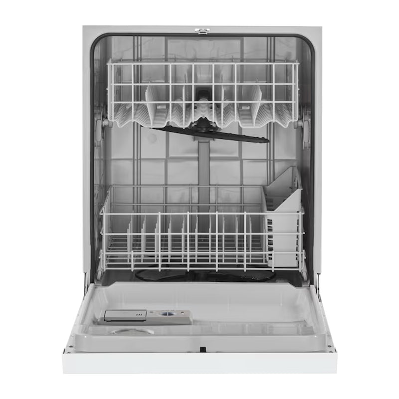 Eco Series 24" Front Control Built-In Dishwasher – White, 59 dB Quiet Operation