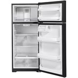 17.5-Cu Ft Top-Freezer Refrigerator (Black)