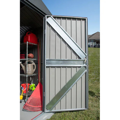 8-Feet X 6-Feet Elite Galvanized Steel Storage Shed