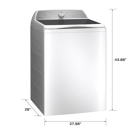 Profile 5.0 Cu. Ft. High-Efficiency Top-Load Washer – Smart Compatible, White, ENERGY STAR